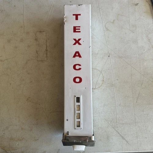 Vintage TEXACO Service Station Metal Cup Dispenser Sign Display