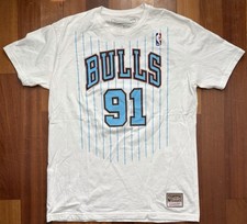 Mitchell  Ness NBA Chicago Bulls Dennis Rodman 91 Jersey Shirt Mens XL X-LARGE
