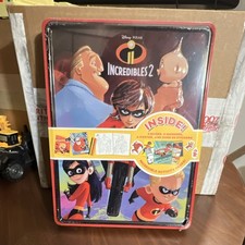 Disney Pixar Incredibles 2 Activity Tin Set with Books, Posters, Markers
