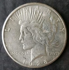 1928 S $1 Peace Silver Dollar