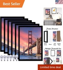 Picture Frame Set 8x12 Inch Wall Gallery Frames for Photos Canvas Posters