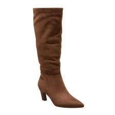 a New Day Womens Raye Tall Dress Boots 88375206 Dark Brown 10M