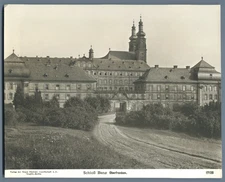 Allemagne, Schloss Banz Oberfranken Vintage print.  Tirage argentique  18x24