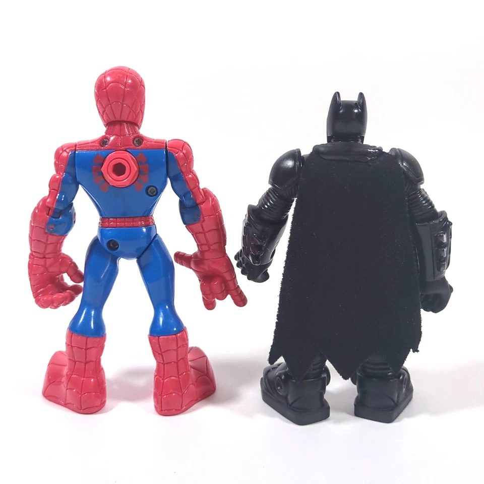Lote de figuras de acción Spider-Man Batman niños superhéroe grueso escala 5" Marvel DC Foto 3 de 3