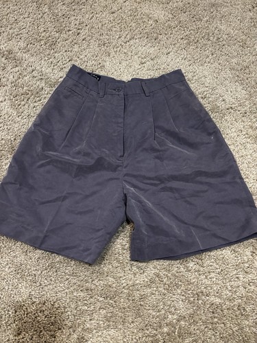 Cutter & Buck Women’s Pleated Dress Shorts Navy Blue Size 6 (EU 36) Rayon Blend - Picture 1 of 7