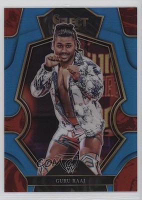 2023 Panini Select WWE Premier Level Blue Prizm 36/199 Guru Raaj #154 16t8