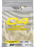 Cellucor C4 Whey Protein Powder, Vanilla Bean, 25g Protein, Low Sugar, Post-Wor