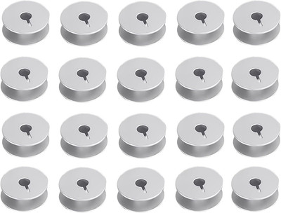 20 Pcs Silver 18034AS M Class Bobbins for Longarm Quilting, Longarm Machines Slo