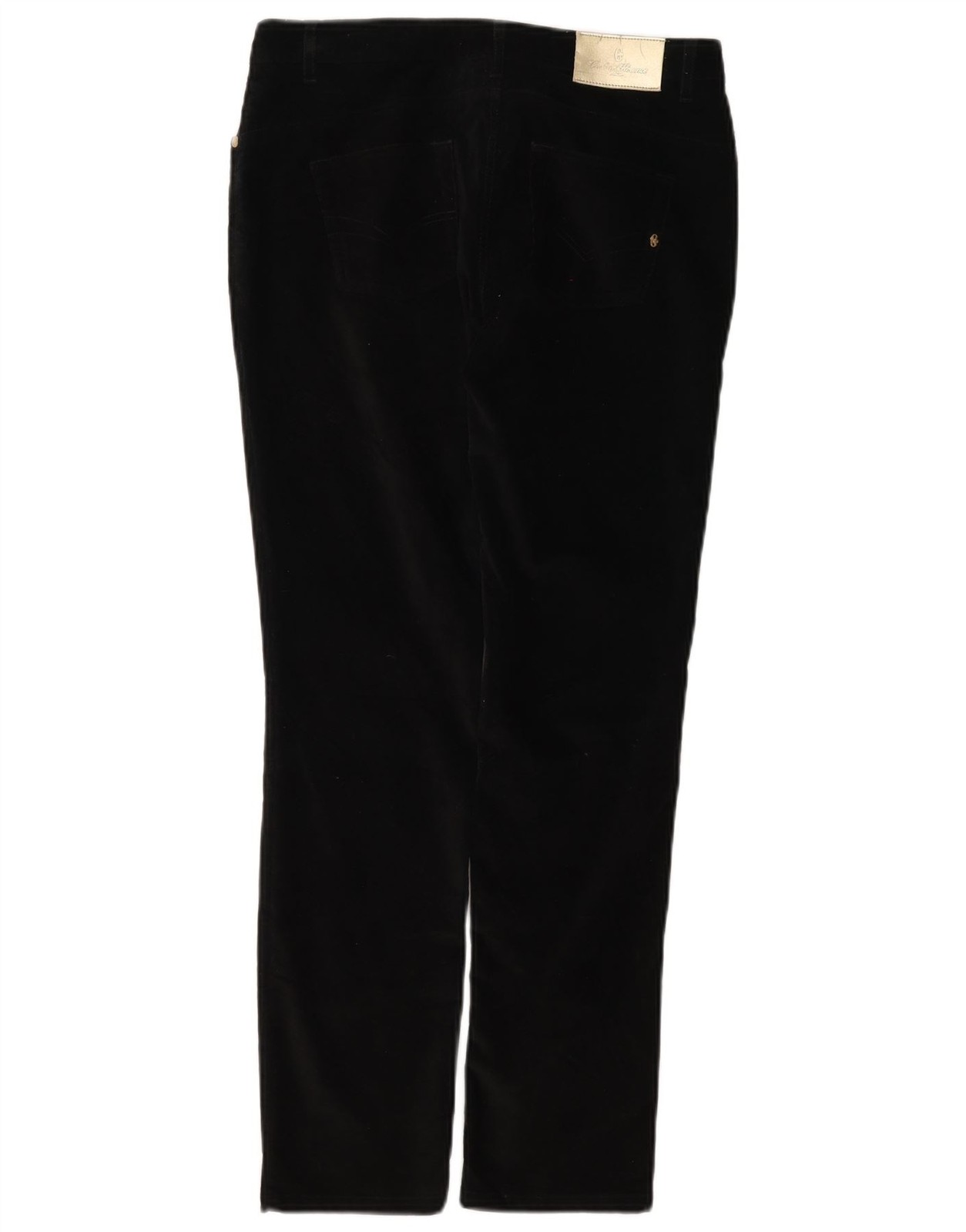 CONTE OF FLORENCE Womens Slim Corduroy Trousers IT 44 Medium W30 L30 Black AG10 image 2