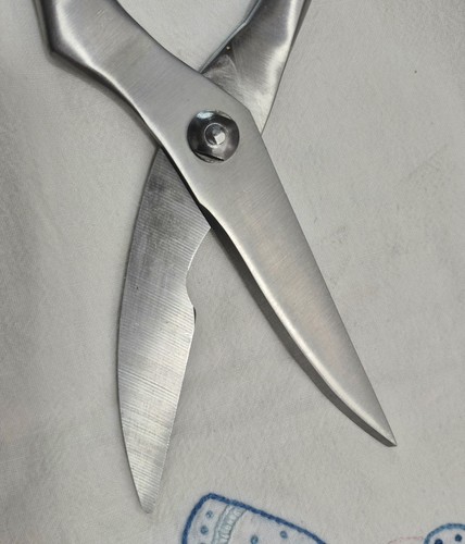 Heavy-Duty Stainless-Steel Spring Loaded Poultry Shears Chicken, Beef & Seafood - Picture 4 of 7