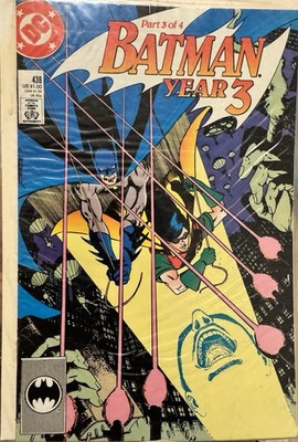 This comic is Batman #438 (Aug 1989)    Batman: Year Three   Part 3 of 4.