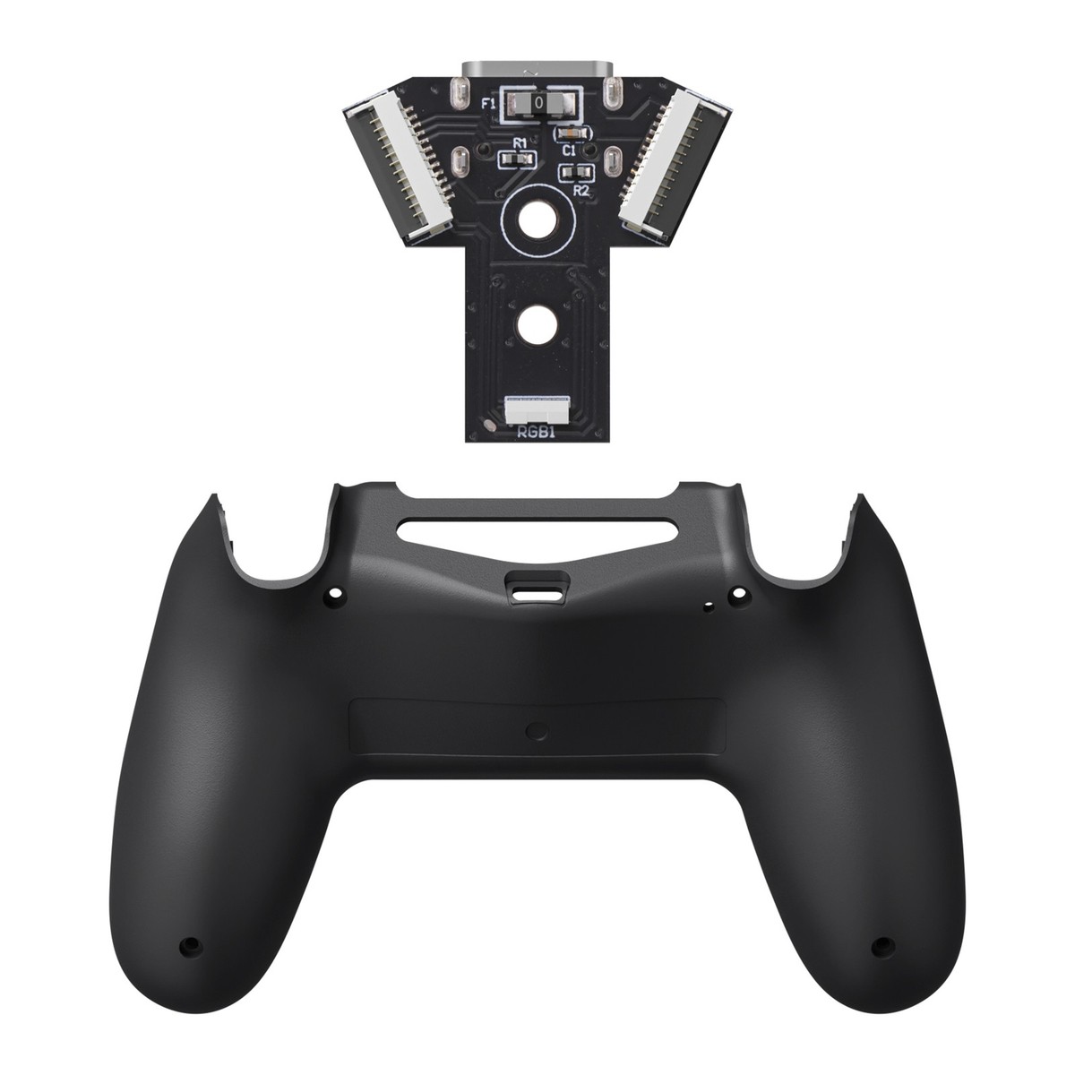 Type-C Version Replacement Bottom Shell For ps4 Controller JDM-040