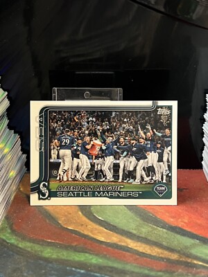 2025 Topps Series 1 Baseball #96 American League Seattle Mariners Team ...