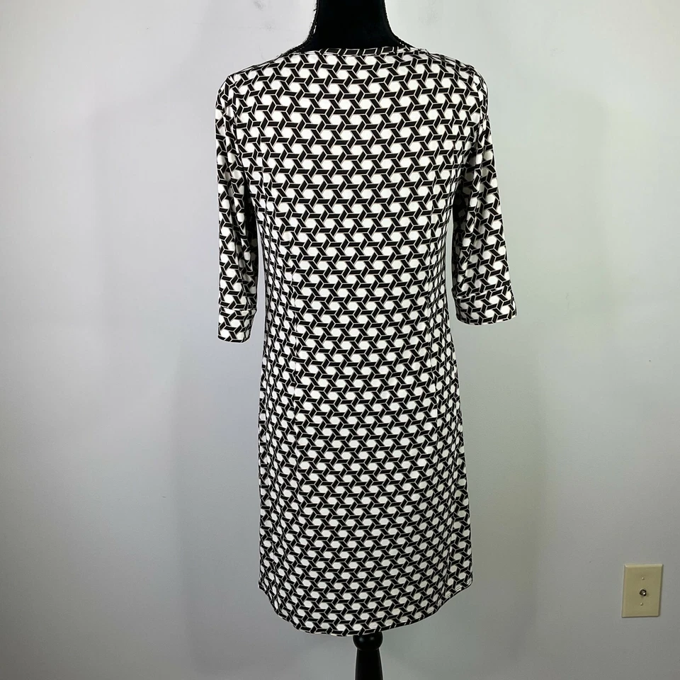 Vestido para mujer Laundry by Design cambio geométrico manga 3/4 talla 4 Foto 2 de 4