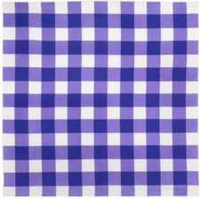 Sunshine Joy Gingham Bandana Blue 22"x22" FREE SHIPPING