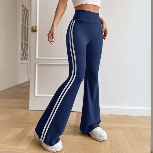 Womens High Waist Flare Leggings Pockets Bootcut Yoga Pants Gym Sports Trousers - Picture 53 of 63