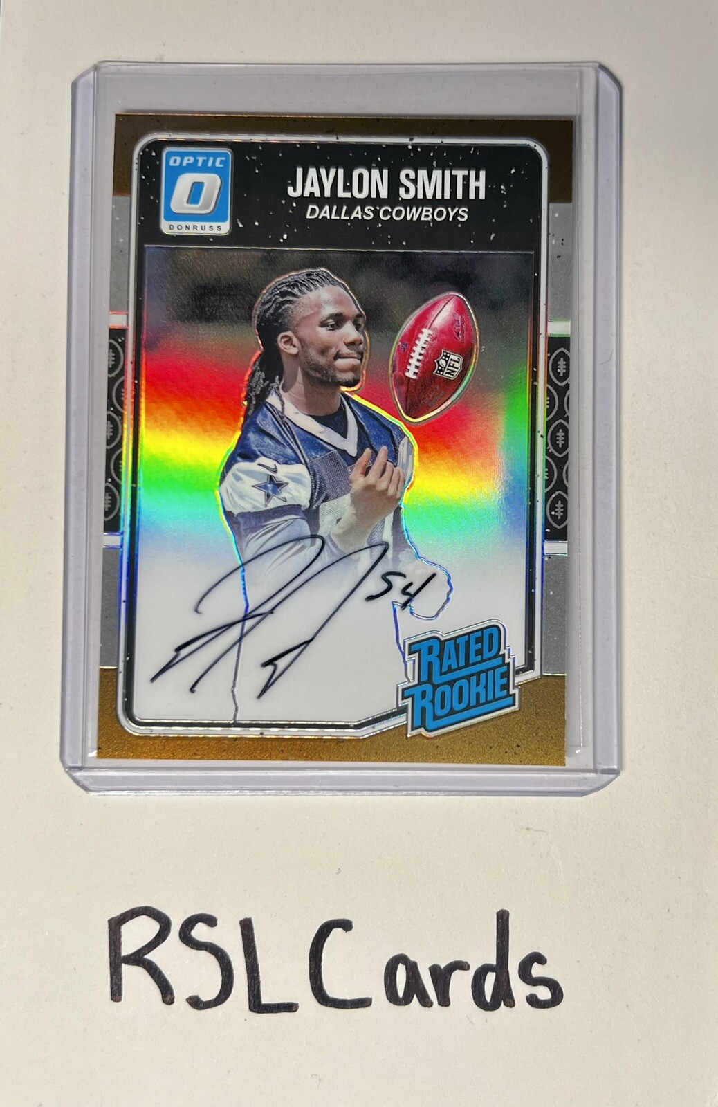 Jaylon Smith 2016 Panini Optic Football Copper Rookie Auto