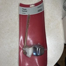 Tank Lever, Toilet Tank Handle - Push Button Style, Frontal Mount, Chrome Finish