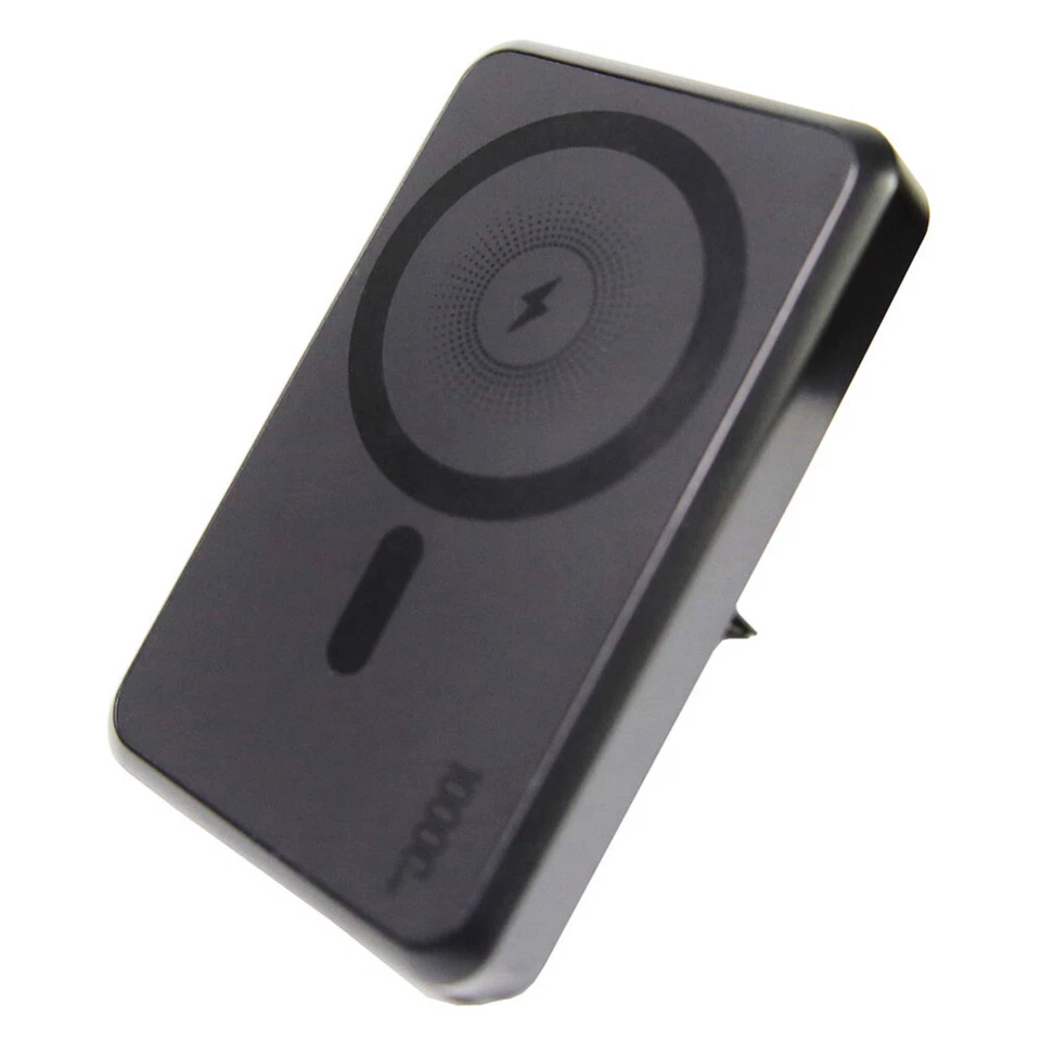 Cargador Portátil Inalámbrico 10000mAh Banco de Alimentación Magnético con Soporte Pantalla Digital Foto 3 de 4