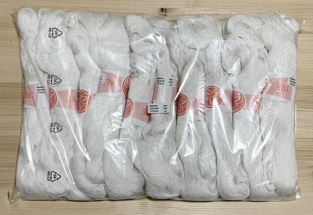 48 pezzi Mop cotone pavimenti gr.250 ricambi mocio con attacco a vite filettatura per manici