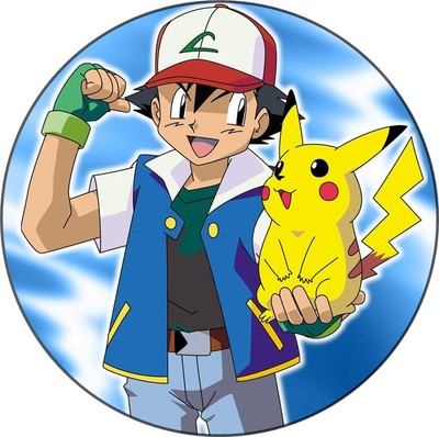 Home Garden Pokemon Decoration Gateau Disque Azyme Comestible Anniversaire cm Greeting Cards Party Supply