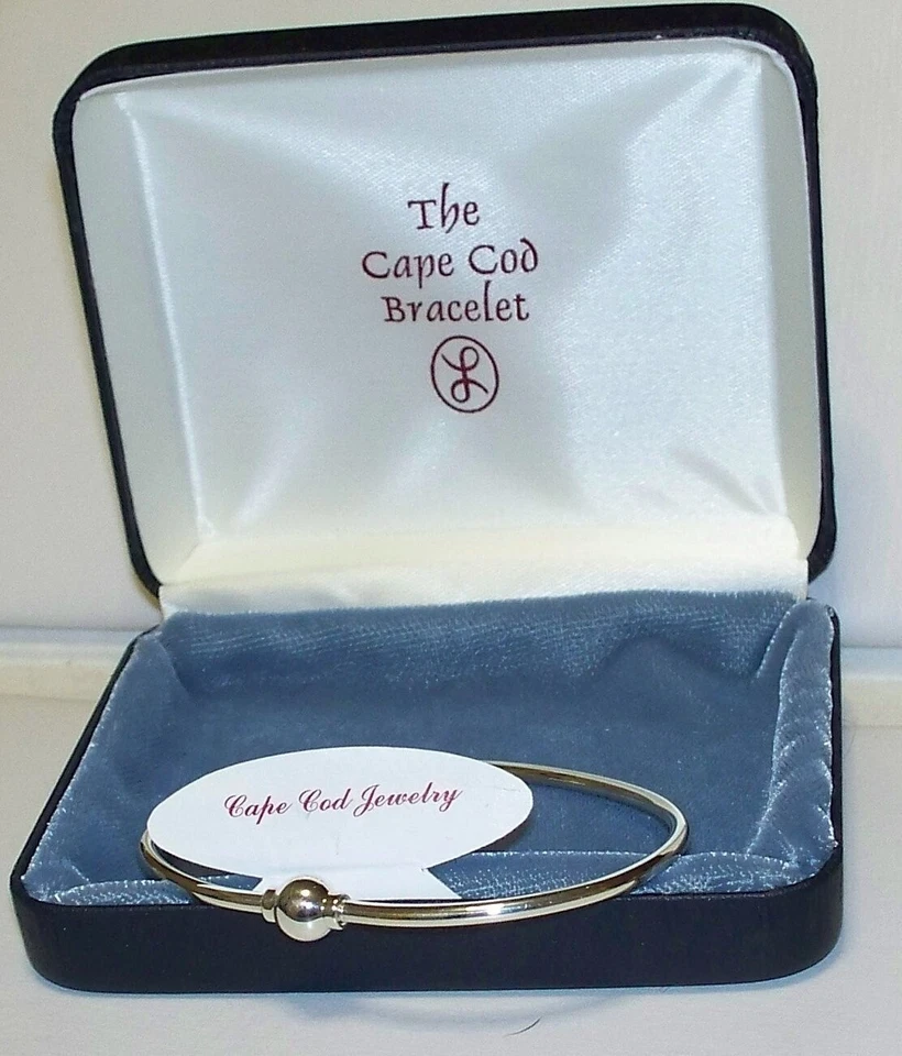 Nuevo brazalete Cape Cod, plata de ley 925, bola de tornillo en caja, LeStage Foto 4 de 4