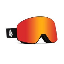 Volcom Odyssey Goggles Matte Black Red Chrome Yellow