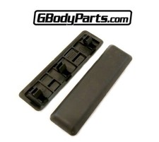 78-87 Malibu El Camino Front Rear Bumper Guard Bumperette Pad Ea Gm 467458