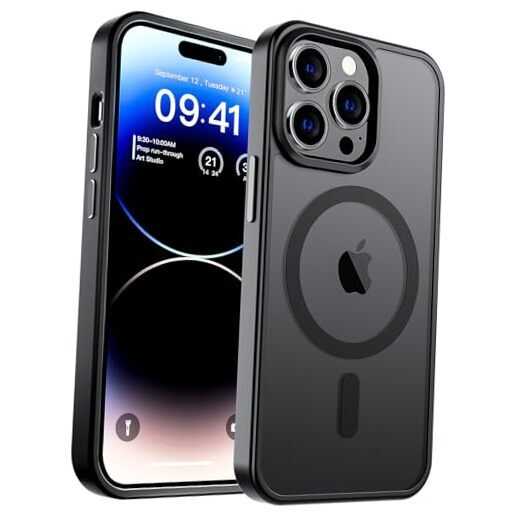 Magnetic for Case [Compatible with MagSafe] [10 FT iPhone 14 Pro Black