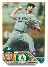 2023 Topps Series 2 Baseball Rookie Card RC Freddy Tarnok 608 Oakland A's 