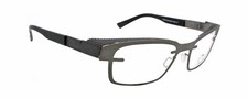 New Authentic Eye'DC V799 010 90s France Vintage Matte Gray Metal Eyeglasses NOS