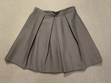 Patrizia Pepe Black Pleated Skirt Women's Size 8 Italian 44