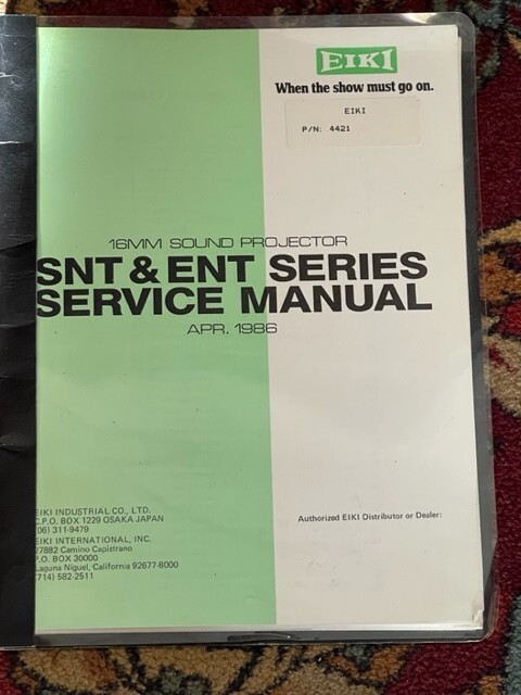 EIkI16ミリ映写機「SNT−2」.過去メーカーのメンテナンス済 EIkI16
