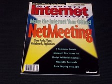 1999 JANUARY MICROSOFT INTERNET DEVELOPER MAGAZINE - NETMEETING COVER - H 2147