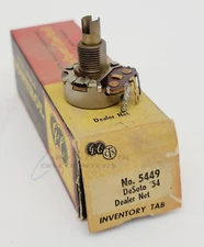 NOS Vintage GC Electronics Auto Radio Control 5449 for 1954 DeSoto