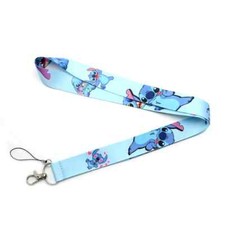 Lilo And Stitch Cartoon Movie Stitch Character Blue ID Badge Holder Lanyard
