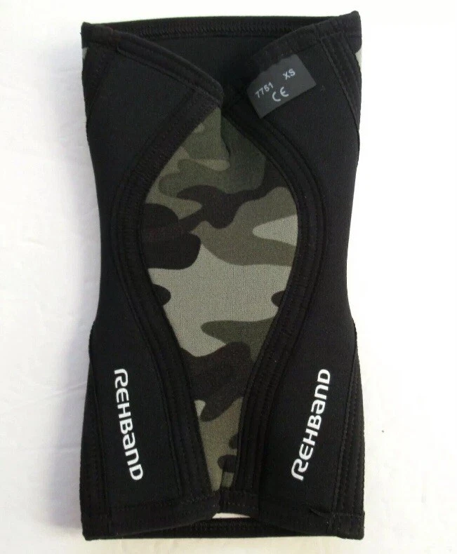 Rehband Rx Knee Support 7751 Unisex, Size X-Small, Green Camo - New! - Image 2 of 4