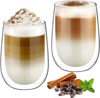 Doppelwandige 350Ml Latte Macchiato GläSer Borosilikatglas 2Er Set