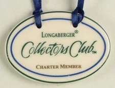 Longaberger Charter Member Basket Tie-On Charm