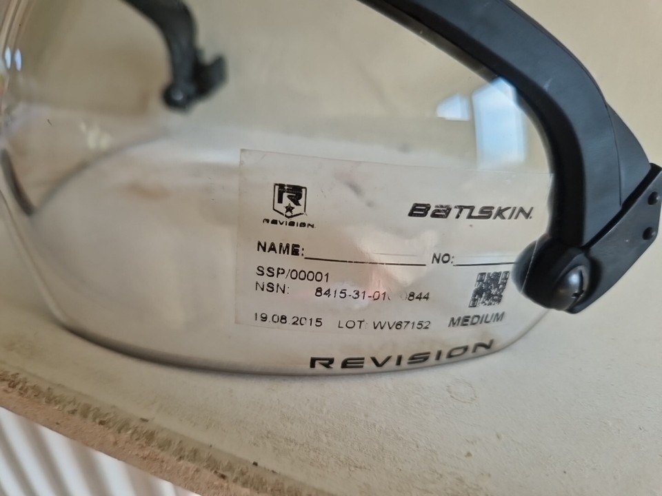 BRITISH ARMY VIRTUS HELMET VISOR BATLSKIN REVISION COBRA MILITARY