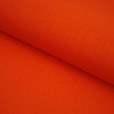 Stoff Meterware Uni Orange Baumwolle Dekostoff Bekleidungsstoff