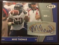 Mike Thomas Arizona Football Sage Rookie Autograph Card Jacksonville Jaguars RC. rookie card picture