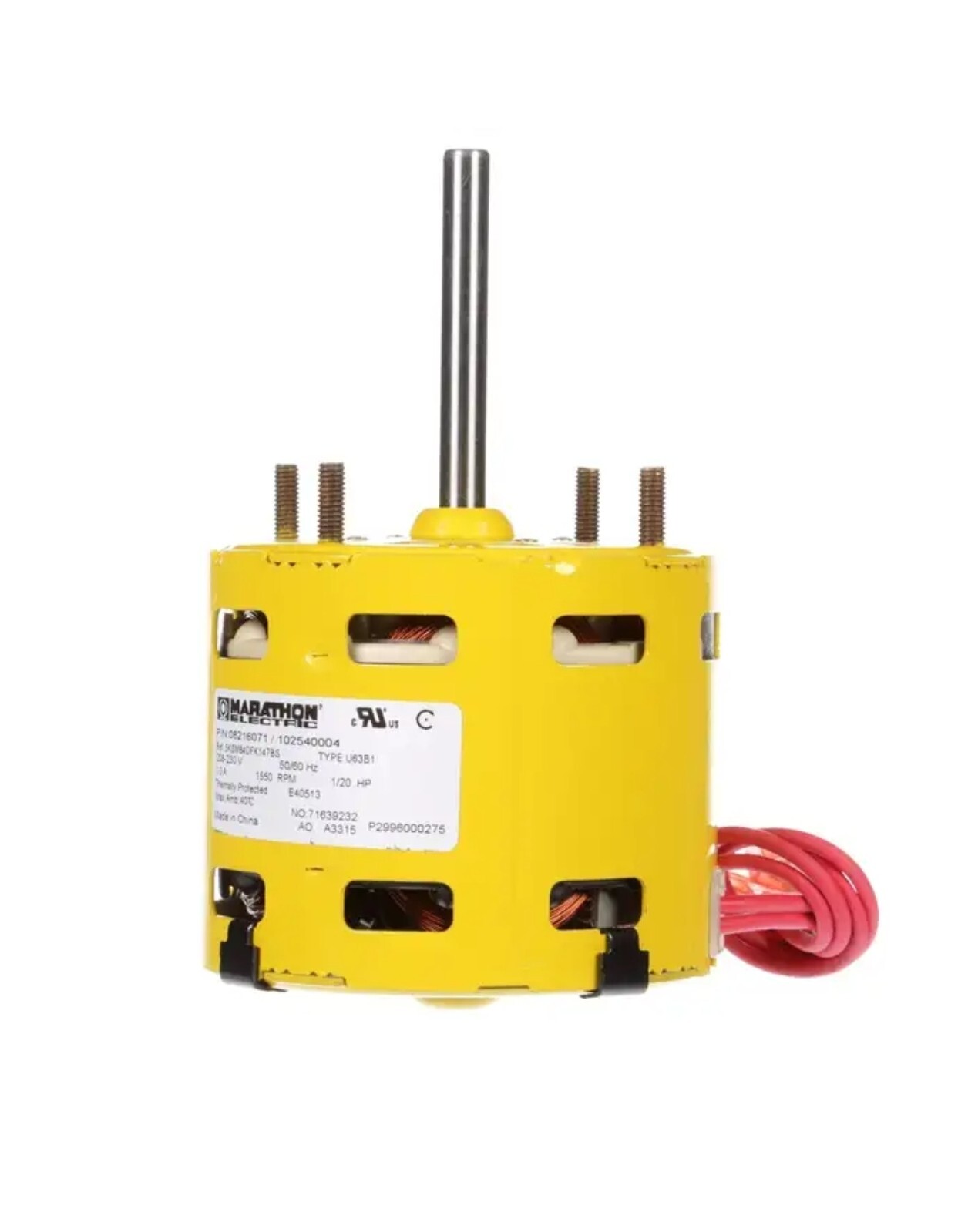 Coldzone 08216071 Condenser/Evaporator Fan Motor, 230 V, genuine OEM