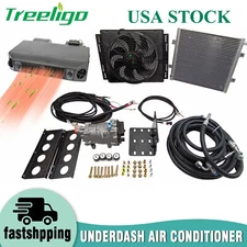 12V Heat&Cool Underdash Air Conditioner Electric Universal DC Auto Car A/C Kit