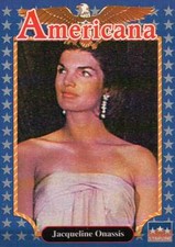 Jacqueline Bouvier Kennedy -- Historic Americana Trading Card -- NOT Postcard