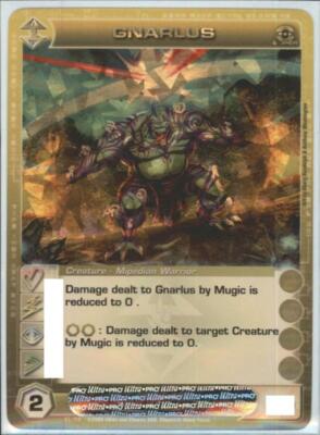 2x (CSS-027-RNDM) Gnarlus (Random Stats) (SR) Chaotic Premium Pack Foil Card