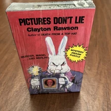 Clayton Rawson Merlini Mystery Pictures Don't Lie Jigsaw Puzzle NEW SEALED!!