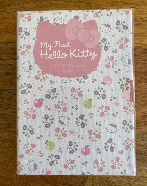 MY FIRST HELLO KITTY - 3 BABY KEEPSAKE MEMORY BOOKS IN SLIPCASE FROM 2014 MY FIRST HELLO KITTY - 3 BABY KEEPSAKE MEMORY BOOKS IN SLIPCASE FROM 2014