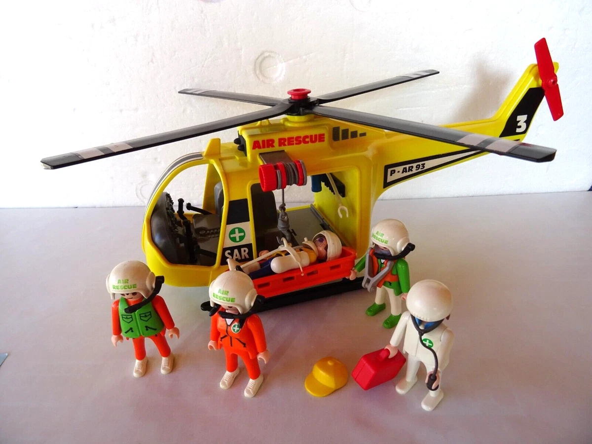 PLAYMOBIL Vintage City Life - Set Secours Médical Civière N°3361 (1976) - Avec Boîte