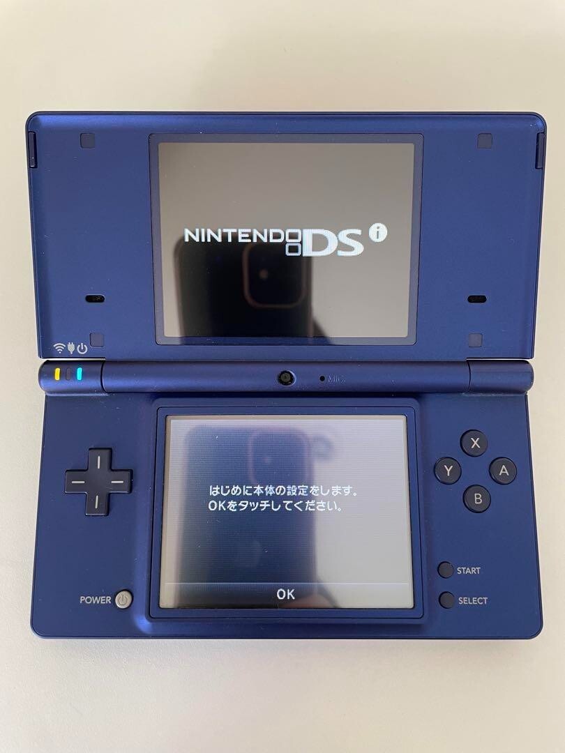 Nintendo DSi Blue Handheld Console with Stylus Touchscreen Retro Gaming